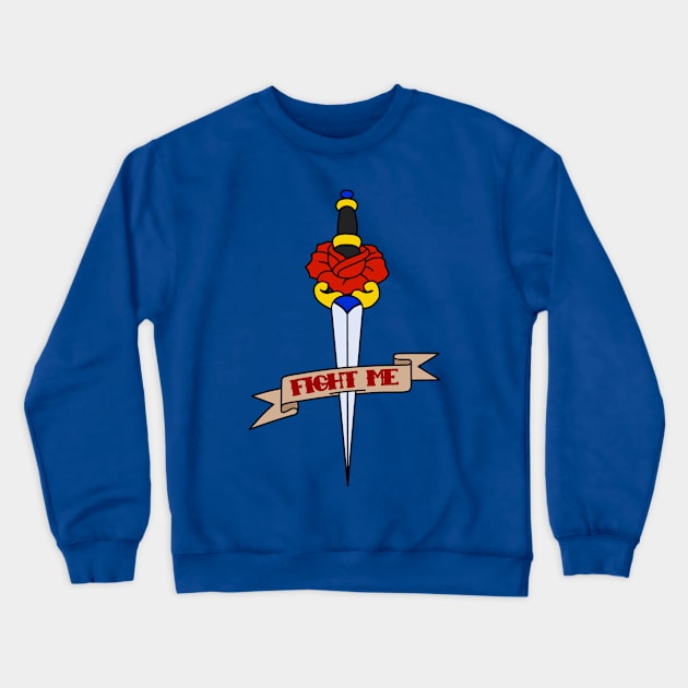 Fight Crewneck Sweatshirt by kmtnewsman